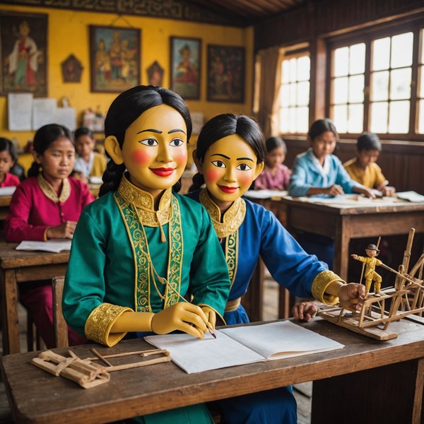 Peut-on participer à une croisière qui propose des ateliers de fabrication de marionnettes en Birmanie?